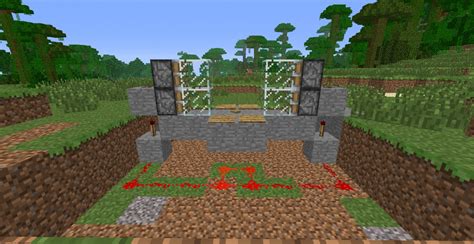 Simple 2 by 2 Redstone Door(Read Description!) Minecraft Map