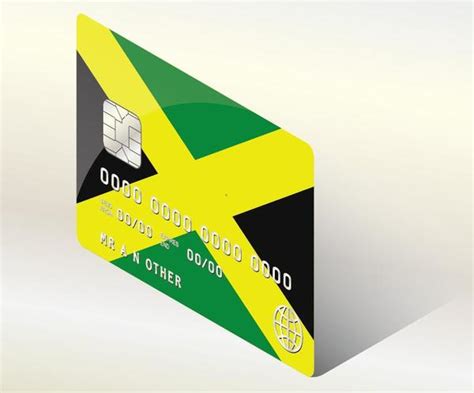 Jamaica Credit Cards template vector free download