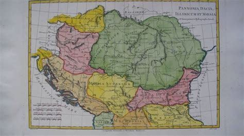 DACIA,Pannonia, Illyricum, Moesia. 1782, Rigobert Bonne | Map, History, Dacia