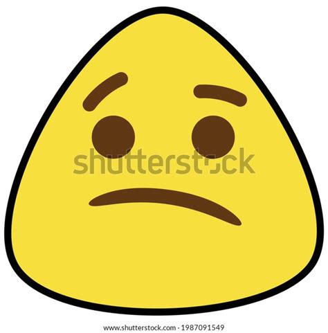 Ummm Emoji Emoticon Emotional Expression Behavior Stock Illustration ...