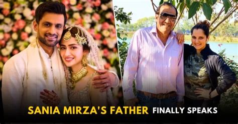 Sania Mirza's Father Finally Speaks On Shoaib Malik Divorce Rumors ...