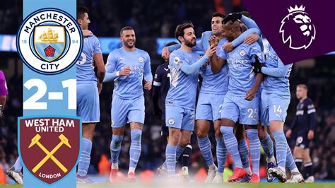 Extended Highlights | Man City 2-1 West Ham | Gundogan, Fernandinho ...