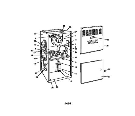 York Diamond 80 Furnace Parts Manual