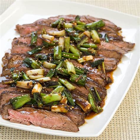 Teriyaki Flank Steak with Scallions | Cook's Country