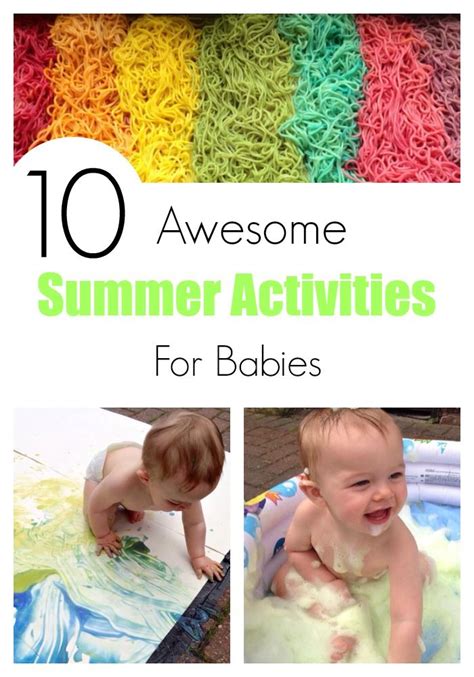 10 Awesome Summer Activities for Babies - The Realistic Mama | Infant activities, Toddler ...