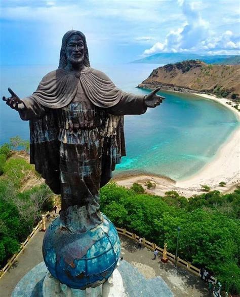 Repost from @taquino17 . . 🙏Cristo Rei, Díli, Timor Leste 🇹🇱 . . . # ...