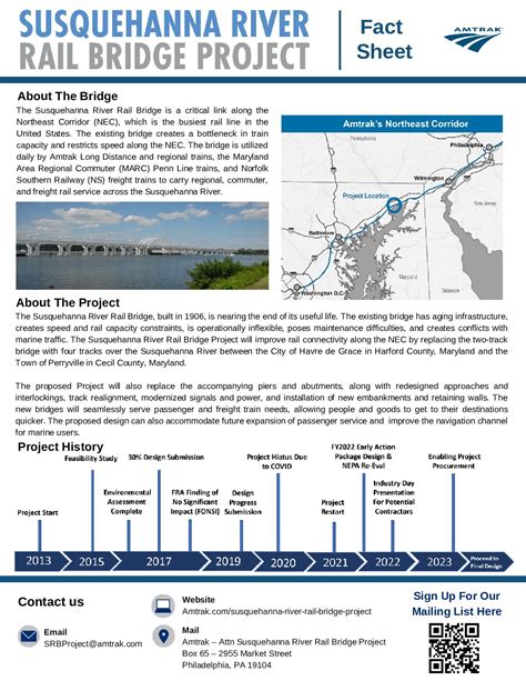 Susquehanna River Bridge Project - Amtrak Media