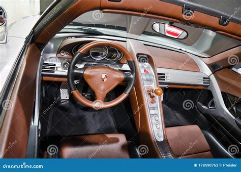 Porsche Carrera GT Luxury Interior Editorial Stock Photo - Image of interior, exhibition: 178590763