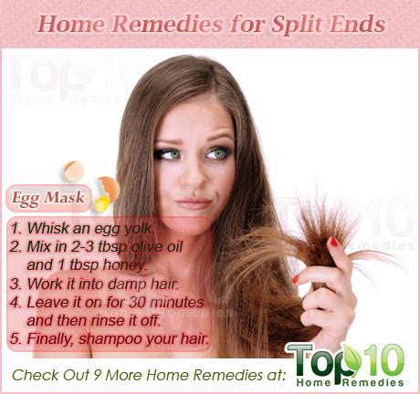 Home Remedies for Split Ends | Top 10 Home Remedies