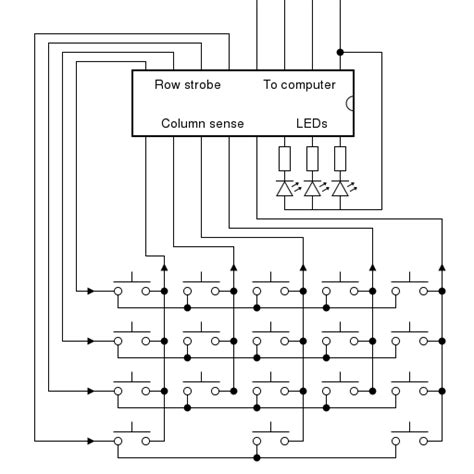 Pc Keyboard Circuit Diagram - IOT Wiring Diagram