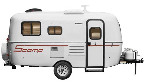 Scamp 16 Fiberglass Lightweight Travel Trailer Camper with Bathroom, AC, Dinette Options- Scamp ...
