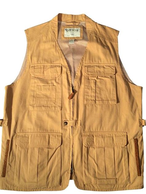 Orvis Sporting Traditions Fishing Vest Mesh Lined Vented Velcro Pockets Men XL | Fishing vest ...