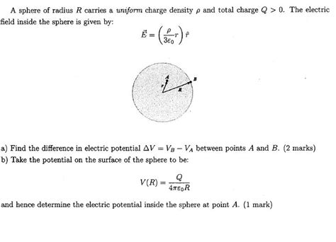 homework and exercises - Electric potential of sphere - Physics Stack Exchange