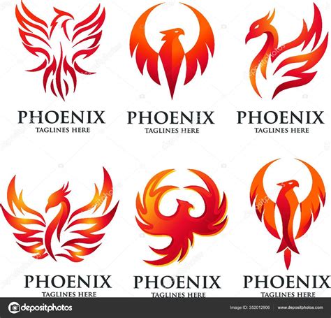 Luxury Phoenix Logo Concept Best Phoenix Bird Logo Design Phoenix Stock Vector by ...