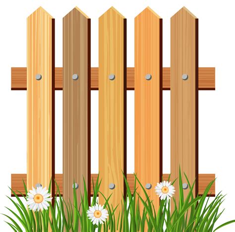 Picket fence Flower garden Clip art - Wooden Garden Fence with Grass PNG Clipart png download ...