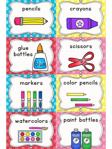 Classroom Labels Printable Free - Printable Templates