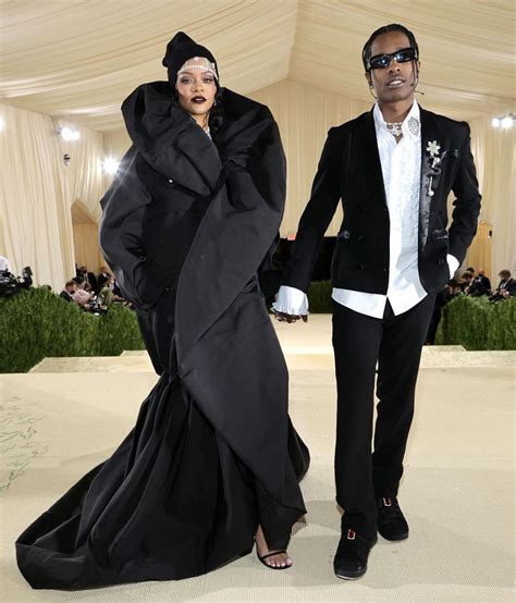 Met Gala 2021 on Instagram: “Rihanna and ASAP rocky at the Met gala 2021 📸 : Getty images” | Met ...