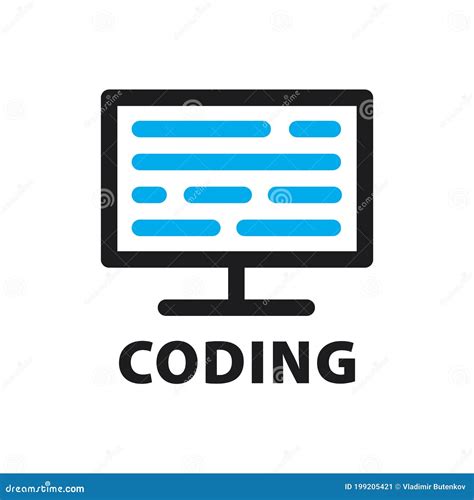 Vector Logo of Coding and it Companies Stock Illustration ...