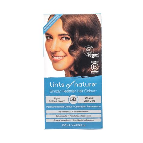 Tints of Nature Permanent Hair Colour 5D Light Golden Brown -- 4.4 fl oz - Vitacost