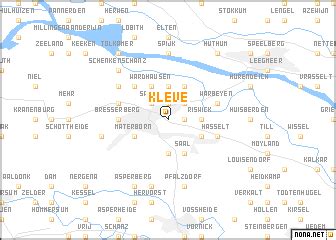 Kleve (Germany) map - nona.net