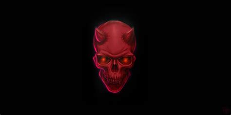 Red Devil Skull 8k Wallpaper,HD Artist Wallpapers,4k Wallpapers,Images ...