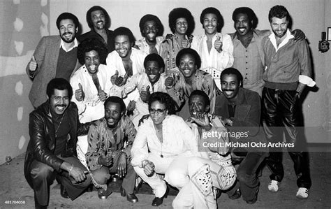 Members of the funk band "Lakeside" pose for a portrait at the night... News Photo - Getty Images