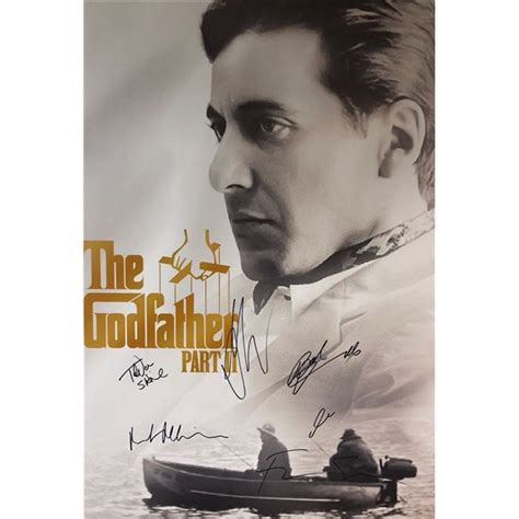 Al Pacino Autographed Godfather Part 2 Poster