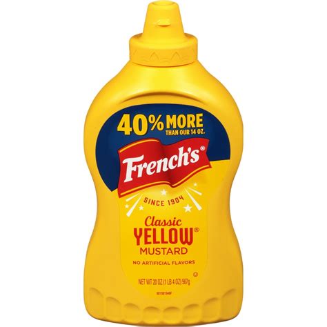 French's Classic Yellow Mustard, 20 oz - Walmart.com - Walmart.com