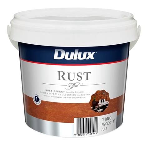 Dulux 1L Design Rust Effect Paint - Bunnings Australia