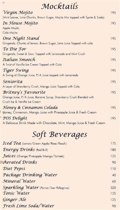 Pinch of Spice Menu, Menu for Pinch of Spice, Rajouri Garden, West Delhi, Delhi NCR