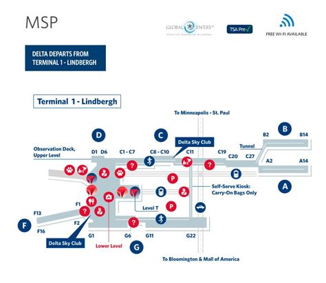 Msp Airport Parking Map