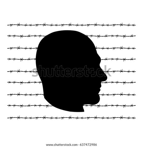 Man Prison Icon Black Silhouette Prisoner Stock Vector (Royalty Free) 637472986 | Shutterstock