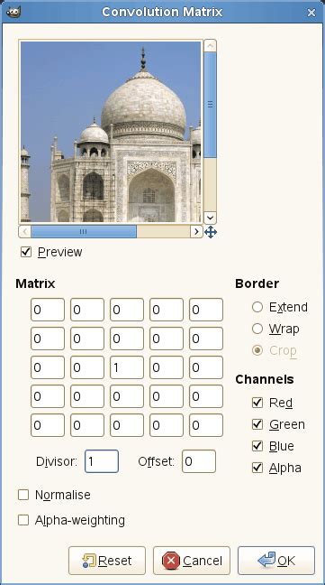 8.2. Convolution Matrix