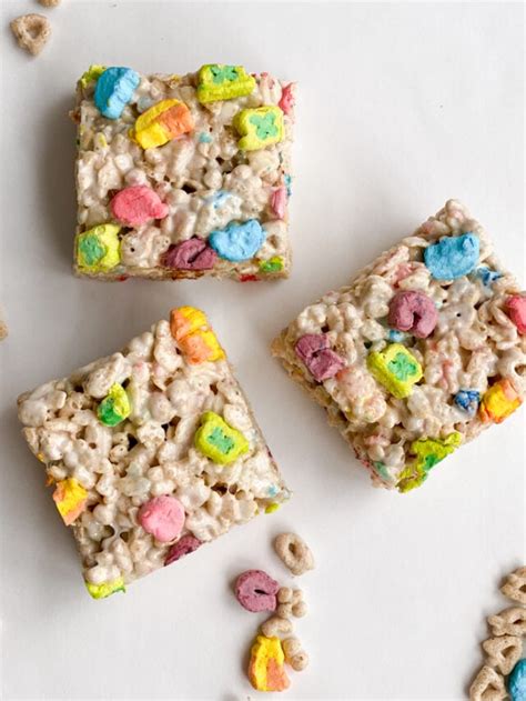 Lucky Charms Cereal Bars - The Salted Sweets