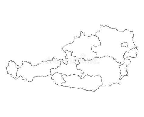 Austria Map Symbol Shape, Travel Web Flat Concept Icon Symbol Vector Illustration Stock Vector ...