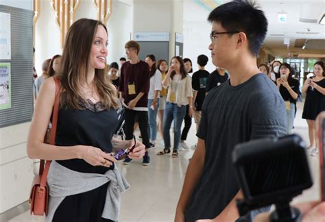 Angelina Jolie Drops Son Maddox Off At College In Korea: Photos