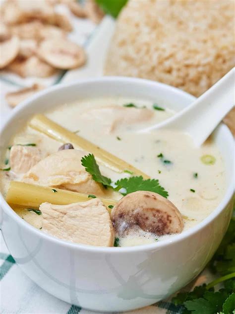 Tom Kha Gai Soup (Coconut Chicken Soup) - Show Me the Yummy