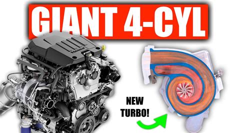 Cadillac’s Giant 4-Cylinder Engine Has A New Dual Volute Turbo - YouTube