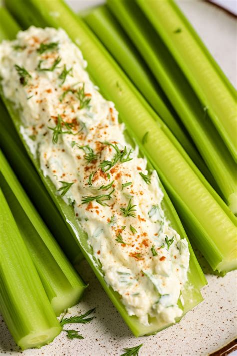 Cream Cheese Stuffed Celery