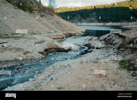 An aerial of Lake Piru, California Stock Photo - Alamy