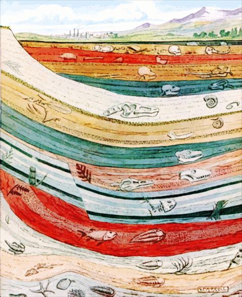 geological strata | Geology art, Geology, Science art