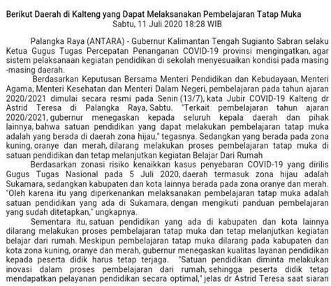 Contoh Tek Berita Dan Unsur Berita Dan Jawaban - Blog Sekolah