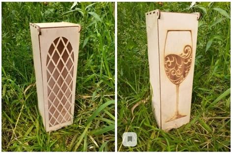 Laser Cut Decorative Wine Gift Box Free CDR Vectors Art for Free Download | Vectors Art