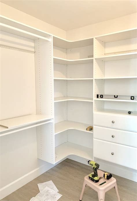 DIY Custom Walk-In Closet: Affordable & Easy to Install - 1111 Light ...