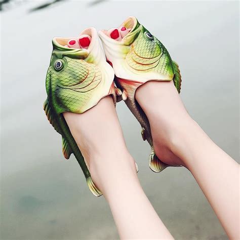 Fish Slippers from Beloved Shirts | Fish flip flops, Slippers, Flip flop sandals