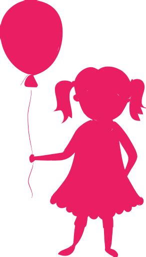 SVG > child girl balloon children - Free SVG Image & Icon. | SVG Silh