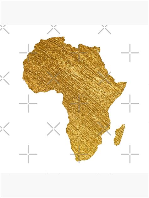 "Africa Gold Continent" Poster by Groovysheck | Redbubble