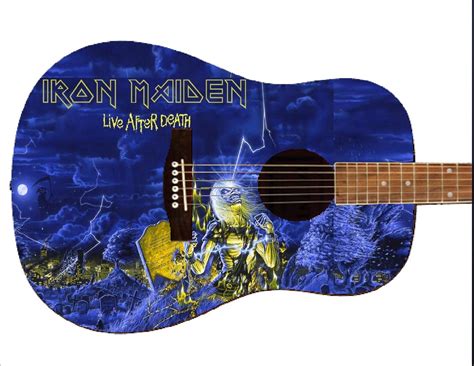 Iron Maiden Custom Guitar - Etsy