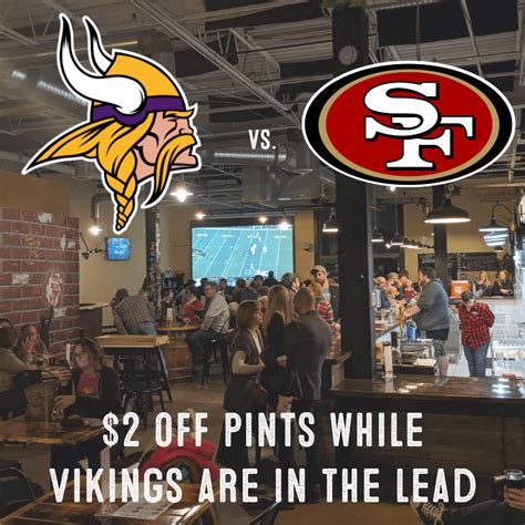 Come watch the Vikings face off against the 49ers today at 3:30pm. Help ...