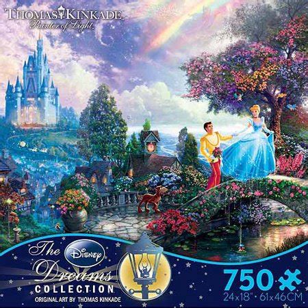 Ceaco - Thomas Kinkade - The Disney Collection - Cinderella Wishes Upon ...